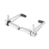 Motorcycle Cafe Racer Aluminum Rear Set Footpeg Square type 