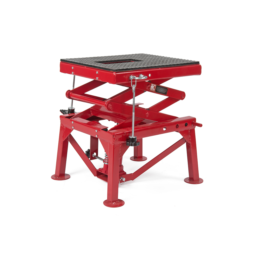 red 300 LBS high quality motorcycle Repair Stand Motorcycle Lift Stand motorcycle lift table