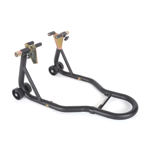 Adjustable Fork Spool Paddock Swing Arm Wheel Lift Motorcycle Stand Paddock